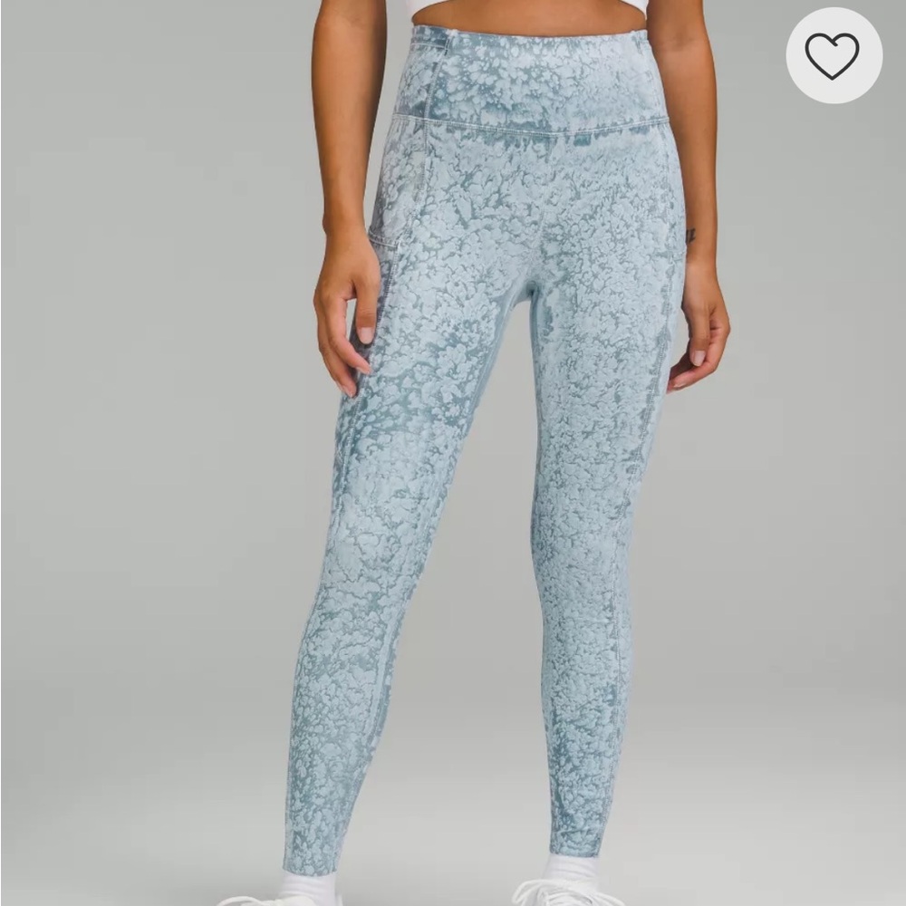 Lululemon fast and free high rise  25” leggings